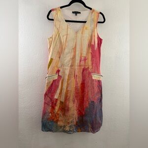 Claire Desjardins sleeveless, artist-print v-neck size S